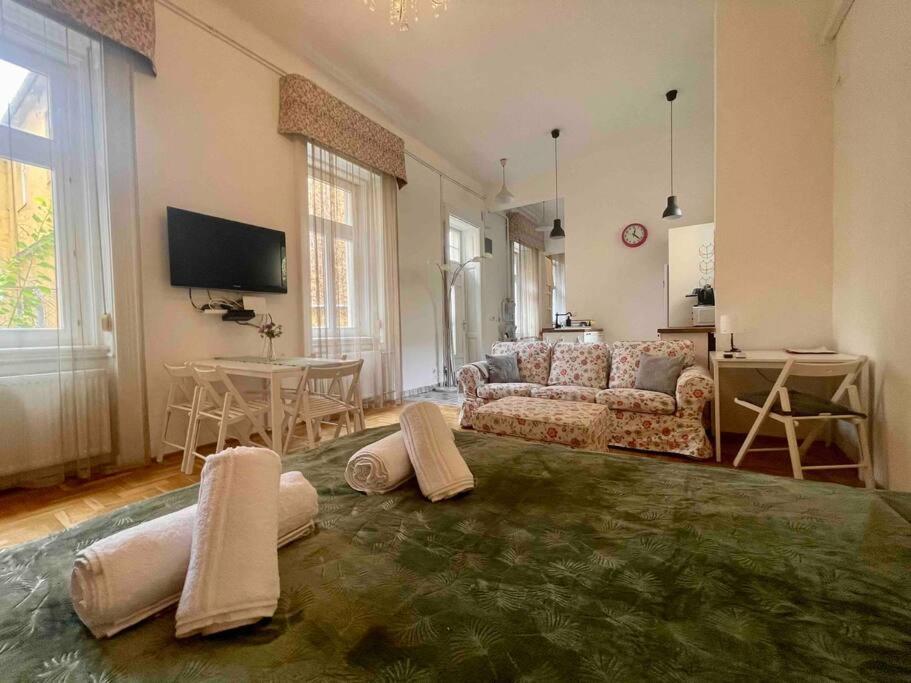בודפשט Knezits Spacious Ac Terrace Free Parking מראה חיצוני תמונה